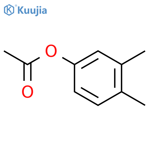 Phenol, 3,4-dimethyl-,1-acetate structure