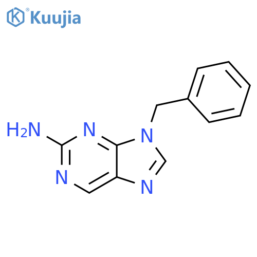 9H-Purin-2-amine, 9-(phenylmethyl)- structure