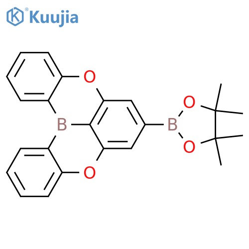 7-(4,4,5,5-tetramethyl-1,3,2-dioxaborolan-2-yl)-5,9-dioxa-13b-boranaphtho[3,2,1-de]anthracene structure