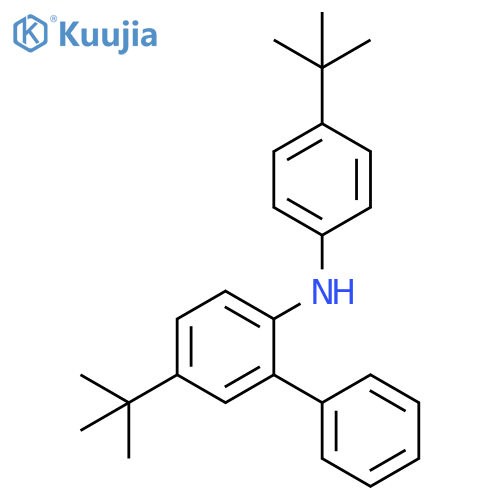 [1,1'-Biphenyl]-2-amine, 5-(1,1-dimethylethyl)-N-[4-(1,1-dimethylethyl)phenyl]- structure