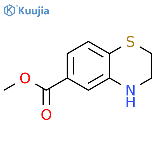 methyl 3,4-dihydro-2H-1,4-benzothiazine-6-carboxylate structure