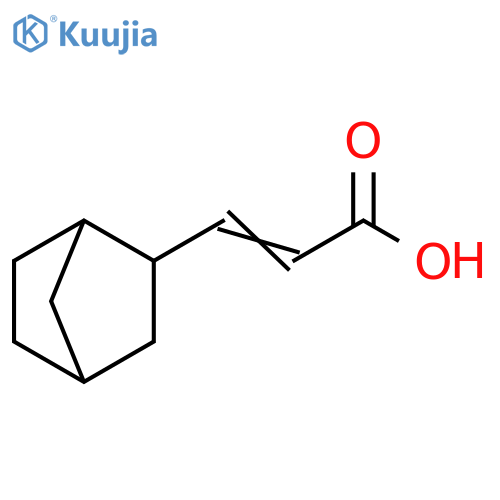 (2E)-3-{bicyclo2.2.1heptan-2-yl}prop-2-enoic acid structure