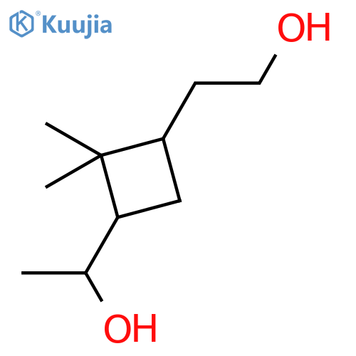 Cyclobutaneethanol, 3-(1-hydroxyethyl)-2,2-dimethyl- structure