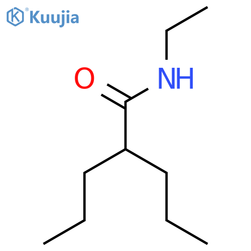 Pentanamide, N-ethyl-2-propyl- structure