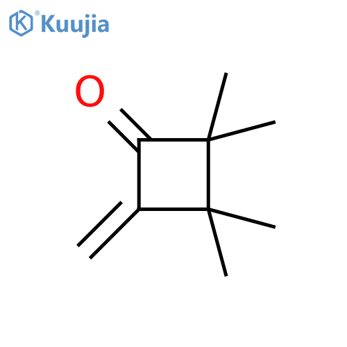 Cyclobutanone, 2,2,3,3-tetramethyl-4-methylene- structure