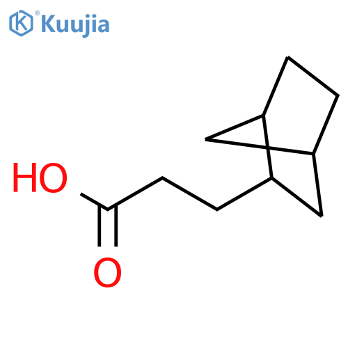 3-{bicyclo2.2.1heptan-2-yl}propanoic acid structure