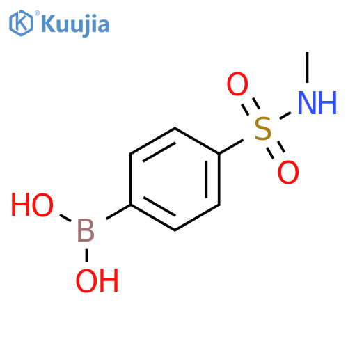 Methyl 4-boronobenzenesulfonamide structure