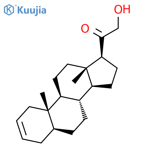 Pregn-2-en-20-one, 21-hydroxy-, (5a)- structure