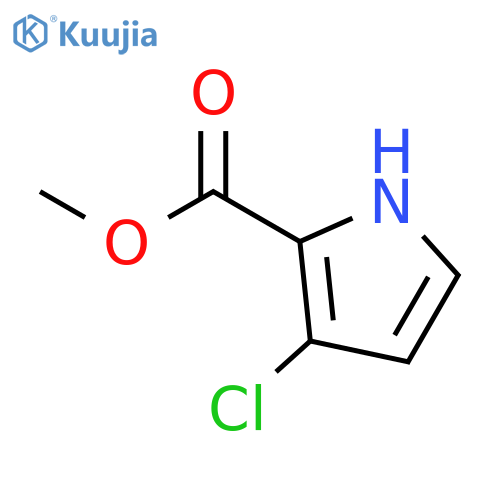 Methyl 3-chloro-1H-pyrrole-2-carboxylate structure
