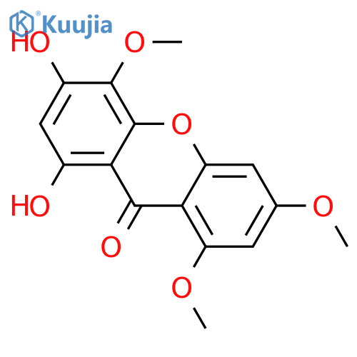 1,3,4,6,8-Pentahydroxyxanthone; 4,6,8-Tri-Me ether structure