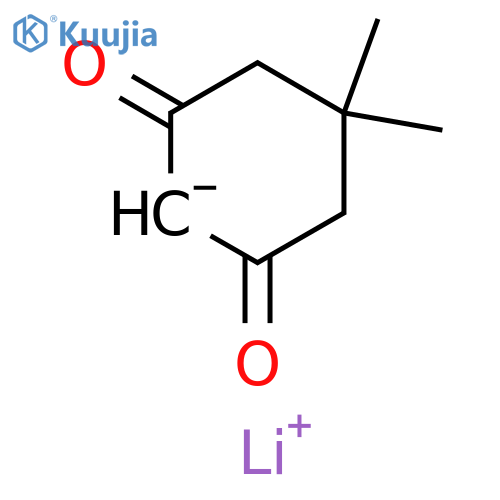 1,3-Cyclohexanedione, 5,5-dimethyl-, ion(1-), lithium structure