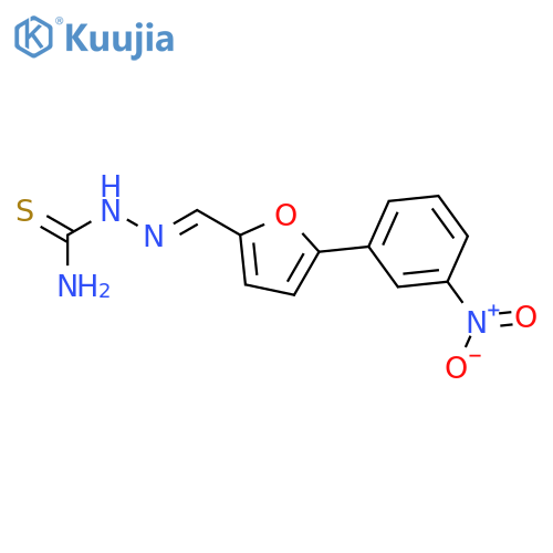 Hydrazinecarbothioamide, 2-[[5-(3-nitrophenyl)-2-furanyl]methylene]- structure