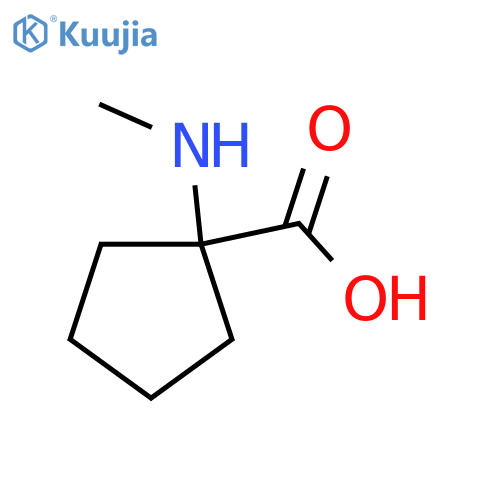 1-(methylamino)cyclopentane-1-carboxylic acid structure