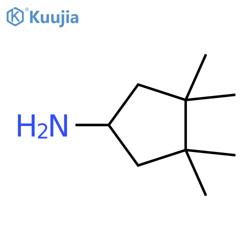 3,3,4,4-Tetramethylcyclopentanamine structure