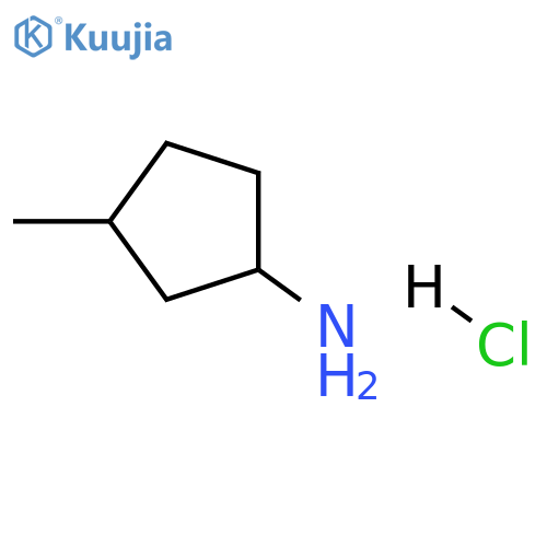 3-methylcyclopentan-1-amine hydrochloride structure
