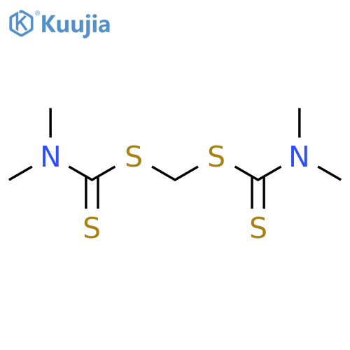 N,N-dimethyl({(dimethylcarbamothioyl)sulfanylmethyl}sulfanyl)carbothioamide structure