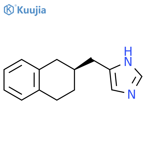 1H-Imidazole, 4-[[(2S)-1,2,3,4-tetrahydro-2-naphthalenyl]methyl]- structure