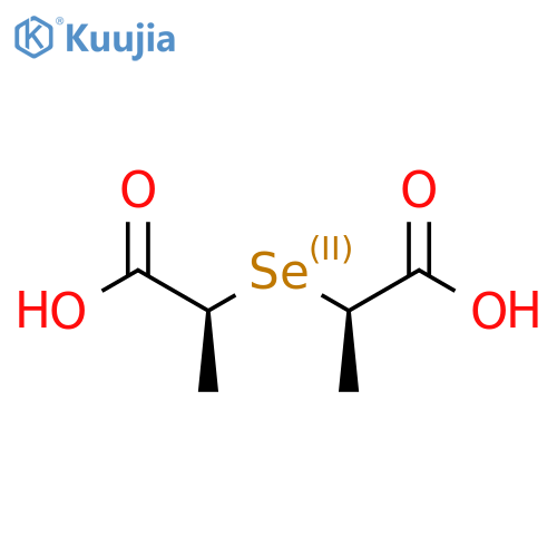 (2S)-2-[(1R)-1-Carboxyethyl]selanylpropanoic acid structure