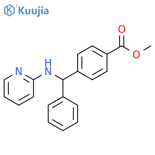 Methyl 4-[phenyl(2-pyridinylamino)methyl]benzoate structure
