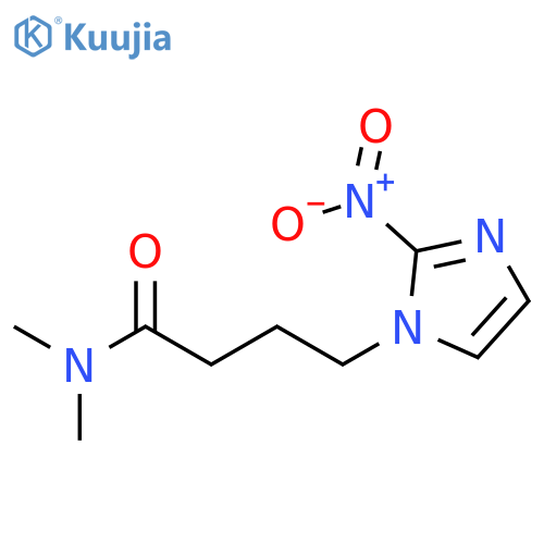 1H-Imidazole-1-butanamide,N,N-dimethyl-2-nitro- structure