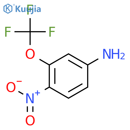 Benzenamine, 4-nitro-3-(trifluoromethoxy)- structure
