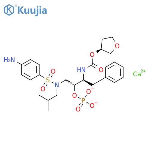 Fosamprenavir Calcium Salt structure