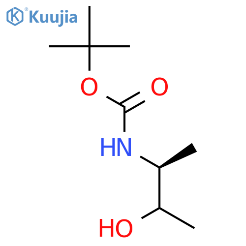 Carbamicacid, [(1S)-2-hydroxy-1-methylpropyl]-, 1,1-dimethylethyl ester (9CI) structure
