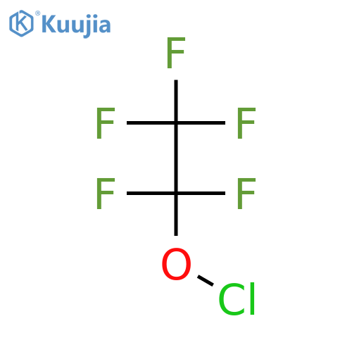 Hypochlorous acid, pentafluoroethyl ester structure
