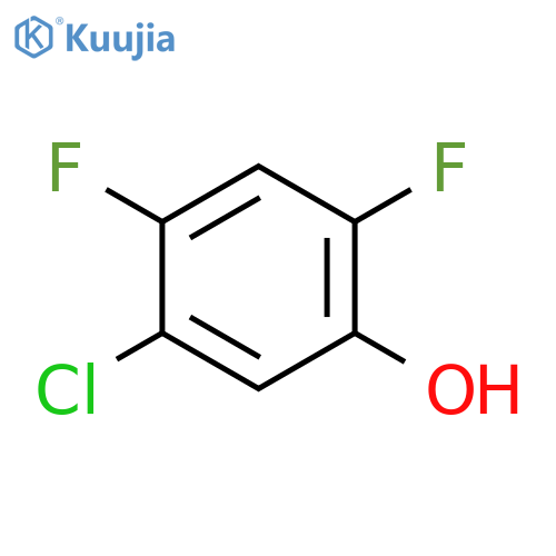 Phenol,5-chloro-2,4-difluoro- structure