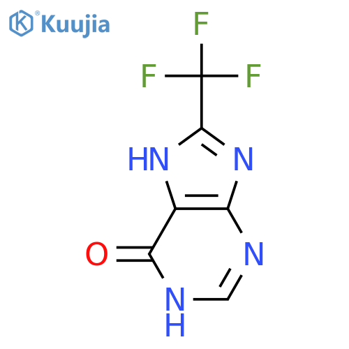 8-Trifluoromethyl-9H-purin-6-ol structure