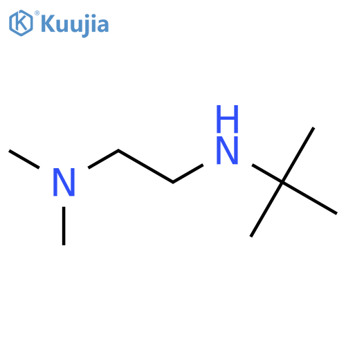 N'-(Tert-butyl)-N,N-dimethylethane-1,2-diamine structure