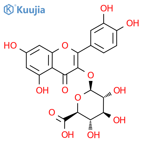 Quercetin 3-O-b-D-Glucuronide structure