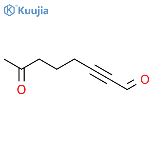 2-Octynal, 7-oxo- structure