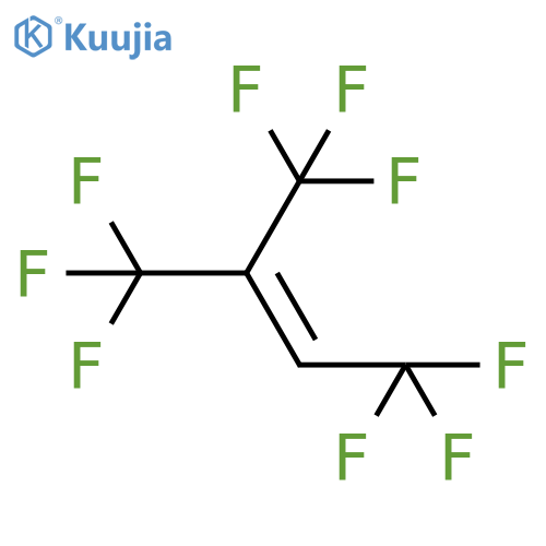 1,1,1,4,4,4-Hexafluoro-2-(trifluoromethyl)-2-butene structure