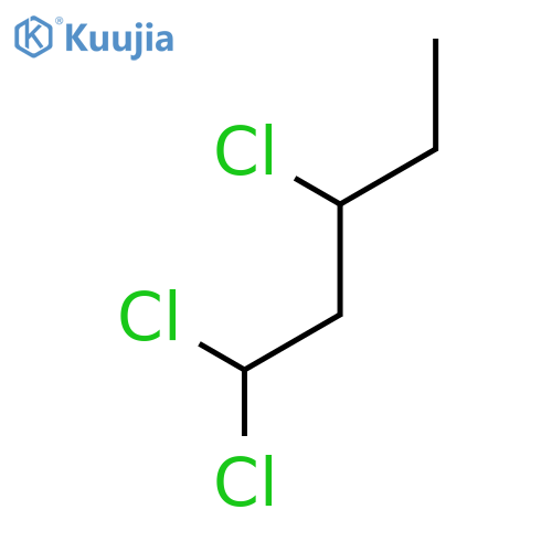 1,1,3-trichloro-pentane structure