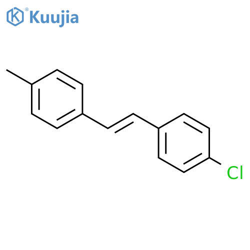 Benzene, 1-chloro-4-[2-(4-methylphenyl)ethenyl]- structure