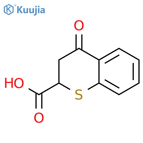 4-oxo-3,4-dihydro-2H-1-benzothiopyran-2-carboxylic acid structure