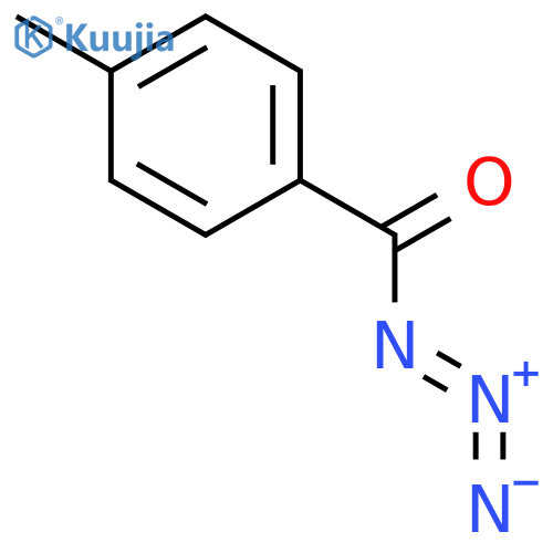 Benzoyl azide, 4-methyl- structure