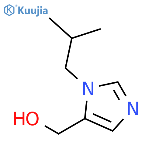 (1-Isobutyl-1H-imidazol-5-yl)methanol structure