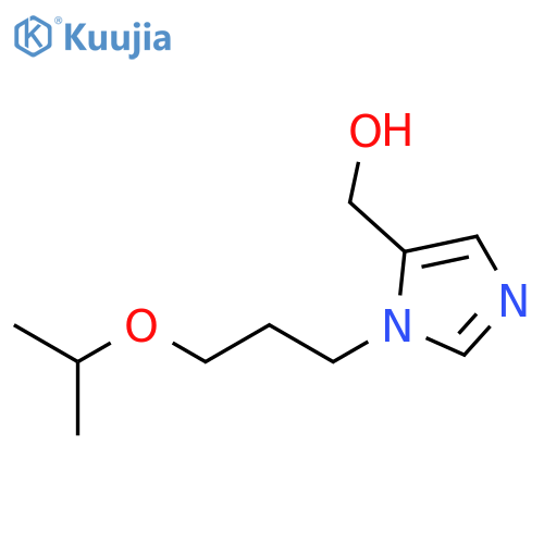 5-Hydroxymethyl-1-(3-isopropoxy)propylimidazole structure