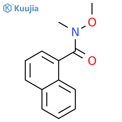 1-Naphthalenecarboxamide, N-methoxy-N-methyl- structure