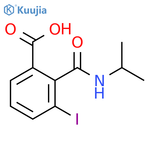 Benzoic acid, 3-iodo-2-[[(1-methylethyl)amino]carbonyl]- structure