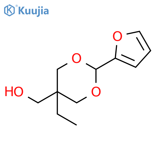 1,3-Dioxane-5-methanol,5-ethyl-2-(2-furanyl)- structure