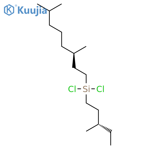 Silane, dichloro[(3R)-3,7-dimethyloctyl][(3S)-3-methylpentyl]- structure