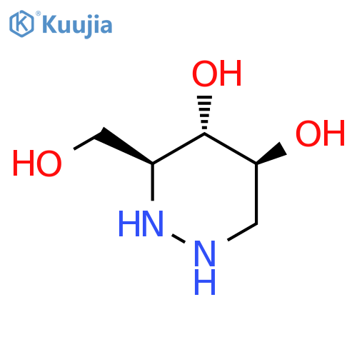 4,5-Pyridazinediol,hexahydro-3-(hydroxymethyl)-, (3S,4S,5S)- structure