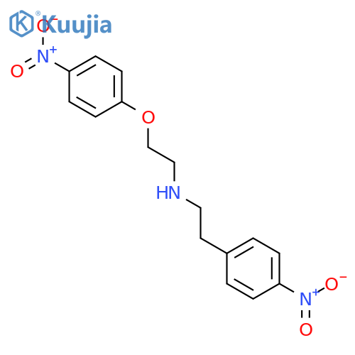 2-(4-Nitrophenoxy)-N-2-(4-nitrophenyl)-ethylethanamine structure