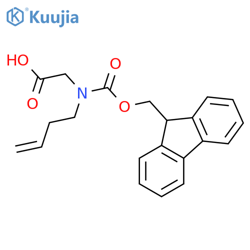 2-(but-3-en-1-yl)({(9H-fluoren-9-yl)methoxycarbonyl})aminoacetic acid structure