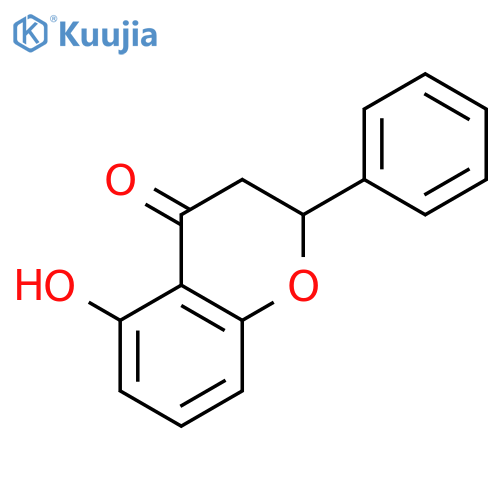 5-Hydroxyflavanone structure