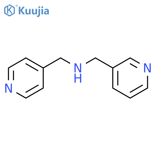 (pyridin-3-yl)methyl(pyridin-4-yl)methylamine structure