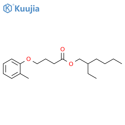 2-Ethylhexyl 4-(2-methylphenoxy)butanoate structure